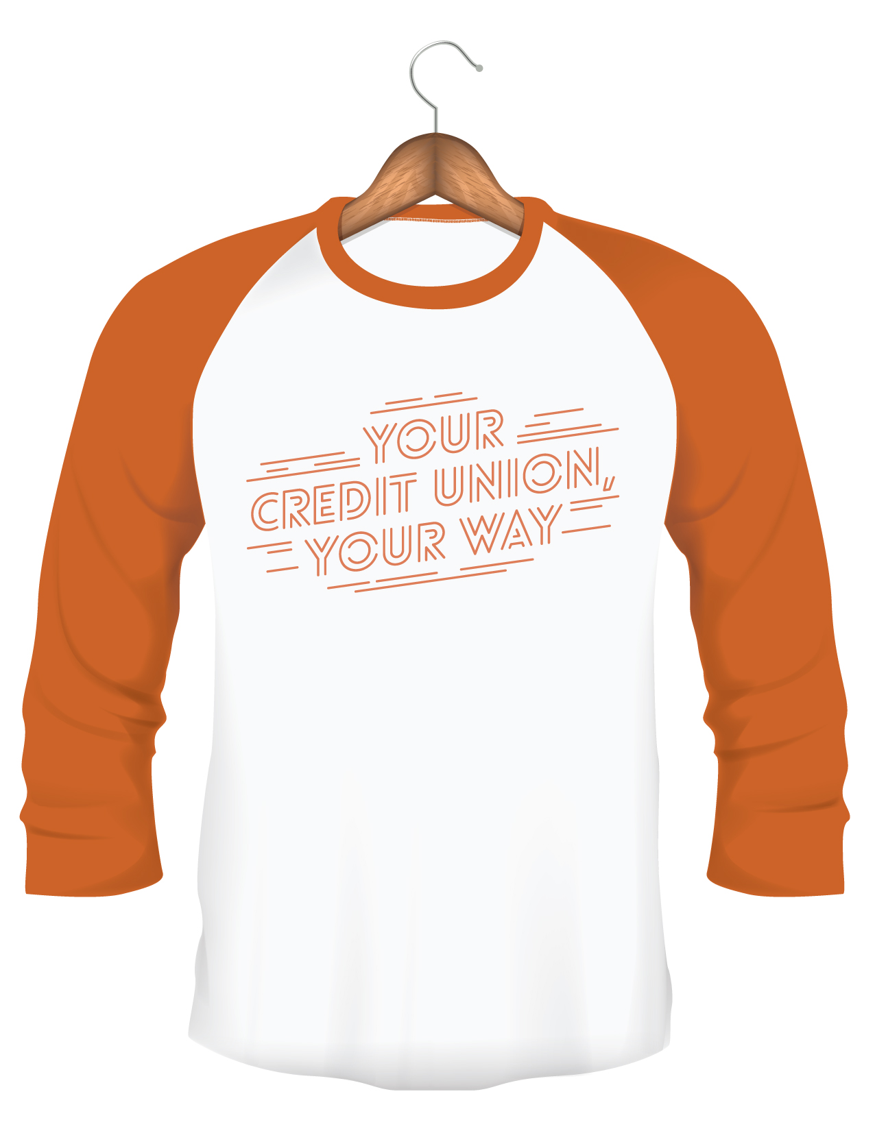 TLCU_2019_07_A01721_GeneralT-shirt_Example_PRESS-01 "Your Credit Union, Your Way" t-shirt