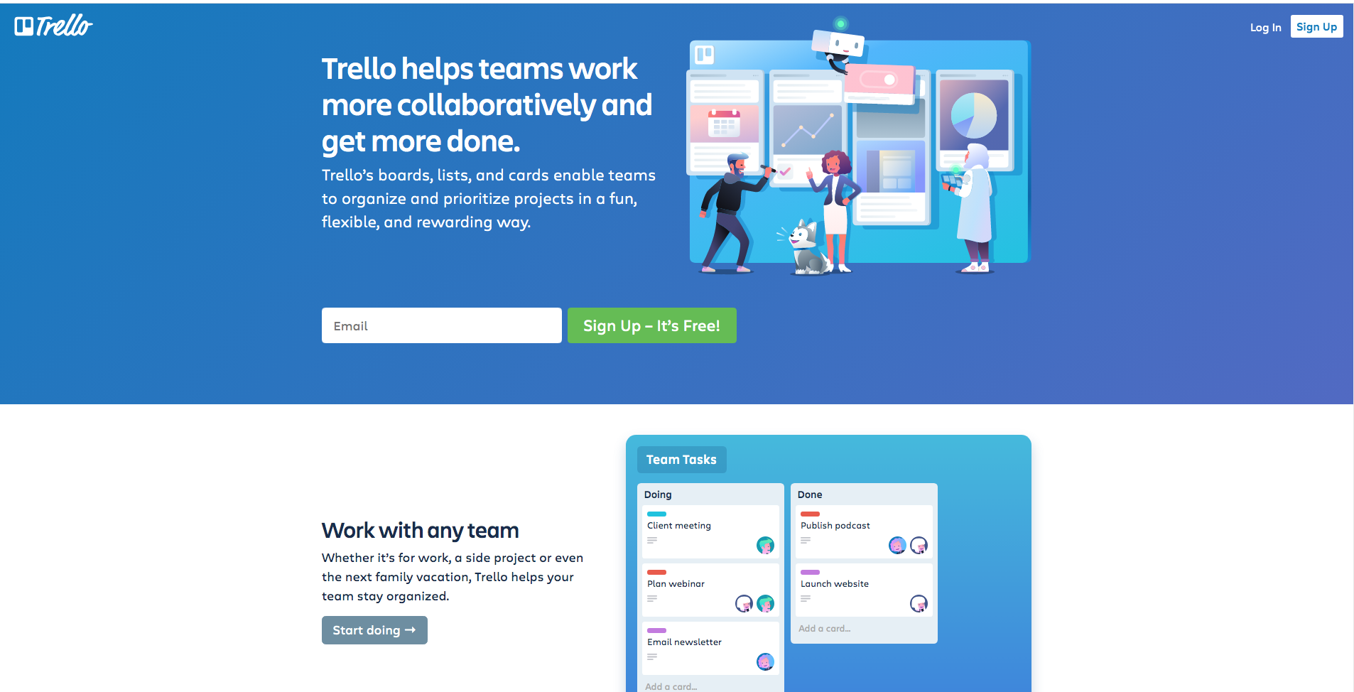 Trello-landing-page-ppc-agency